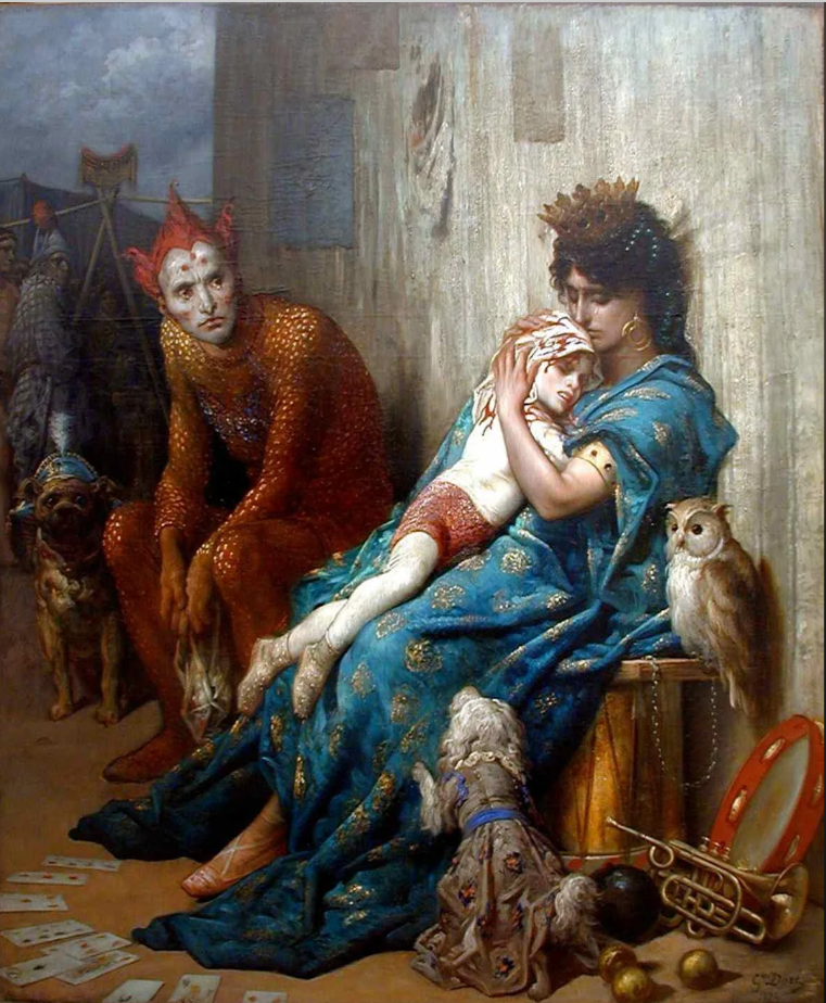 “Les Saltimbanques”, Gustave Doré